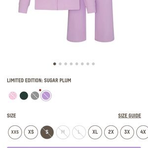 Brand New SKIMS sleep set in discontinued colour SUGAR PLUM